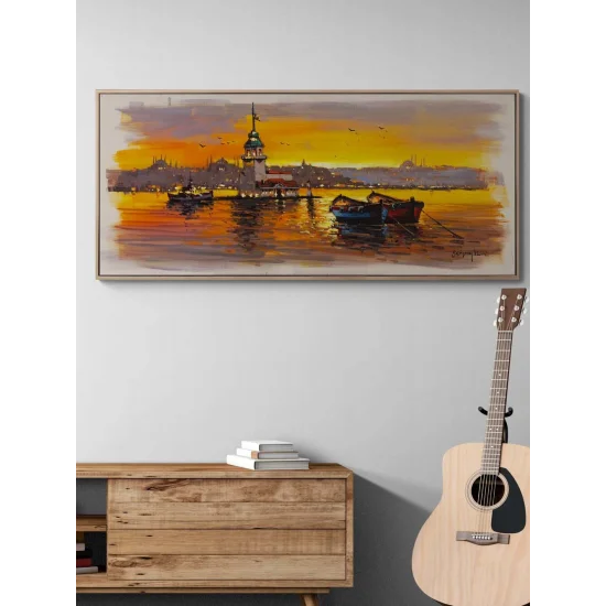 Time Seen by the Tower Oil Painting