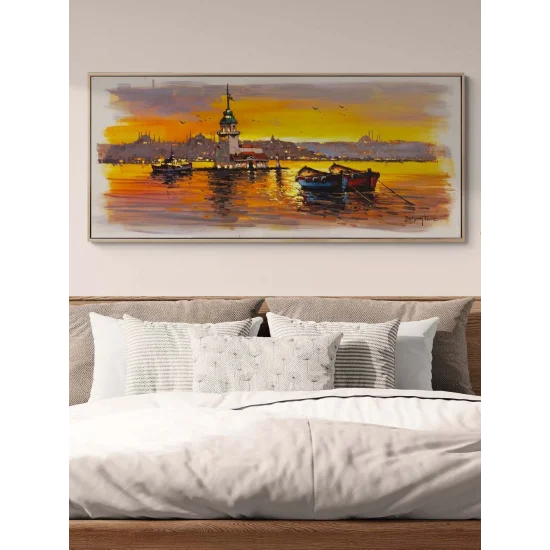 Time Seen by the Tower Oil Painting