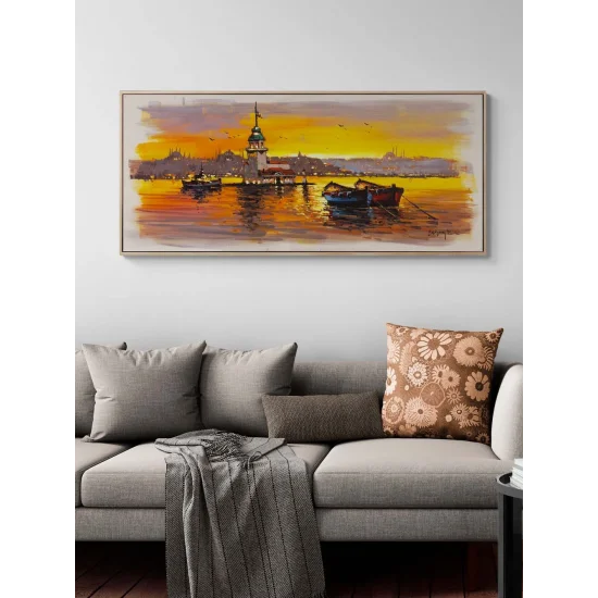 Time Seen by the Tower Oil Painting