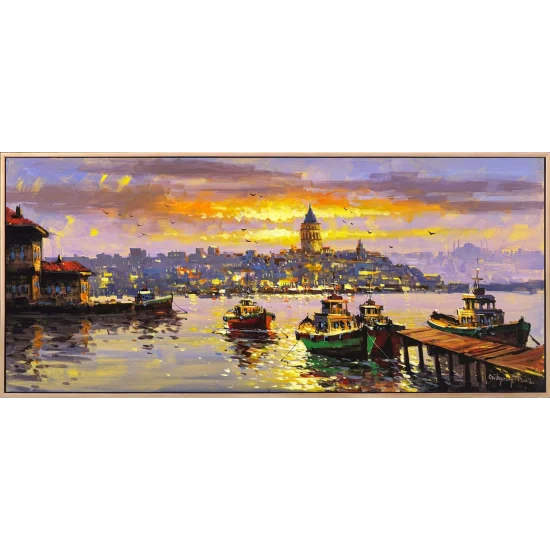 Istanbul on the Edge of Time Oil Painting