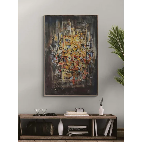 Bilinç Kırıkları Yağlı Boya Tablosu