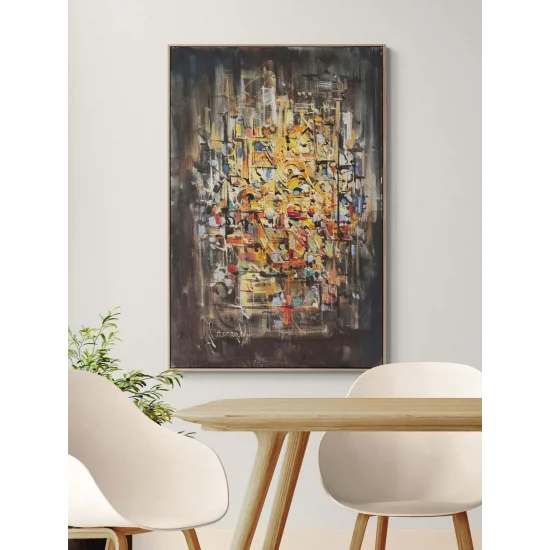 Bilinç Kırıkları Yağlı Boya Tablosu