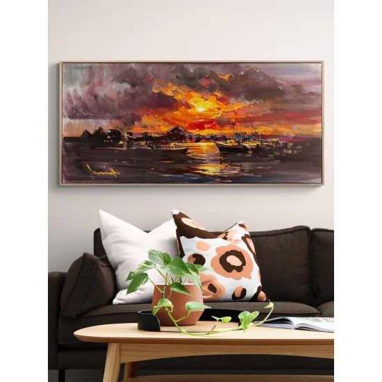 As the Sun Sets over the Golden Horn Oil Painting