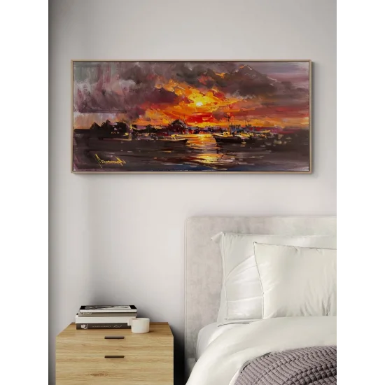 As the Sun Sets over the Golden Horn Oil Painting