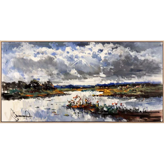 Bulutların Altında Yağlı Boya Tablosu