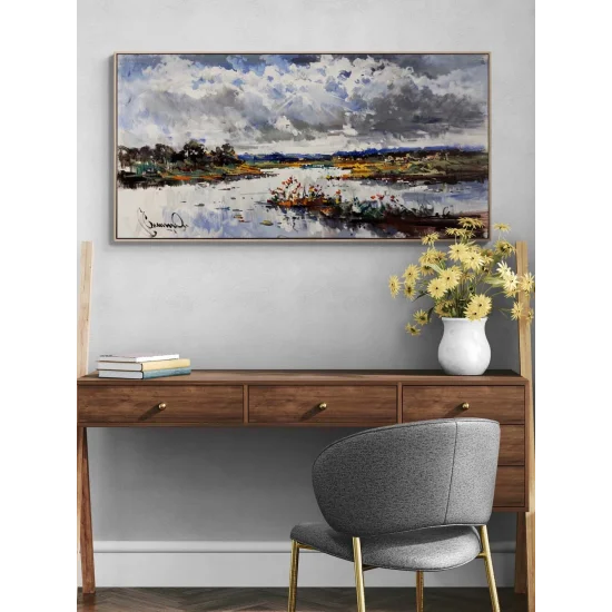 Bulutların Altında Yağlı Boya Tablosu