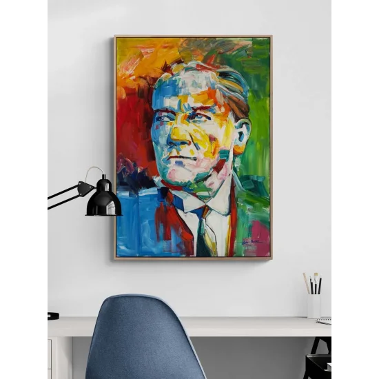 Contemporary Leader in Colors Oil Painting