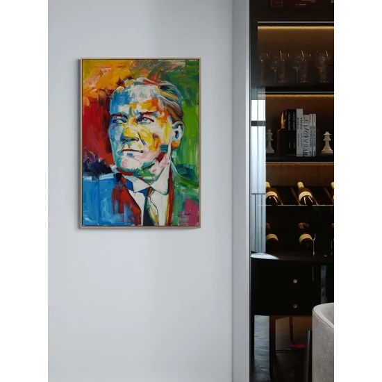 Contemporary Leader in Colors Oil Painting