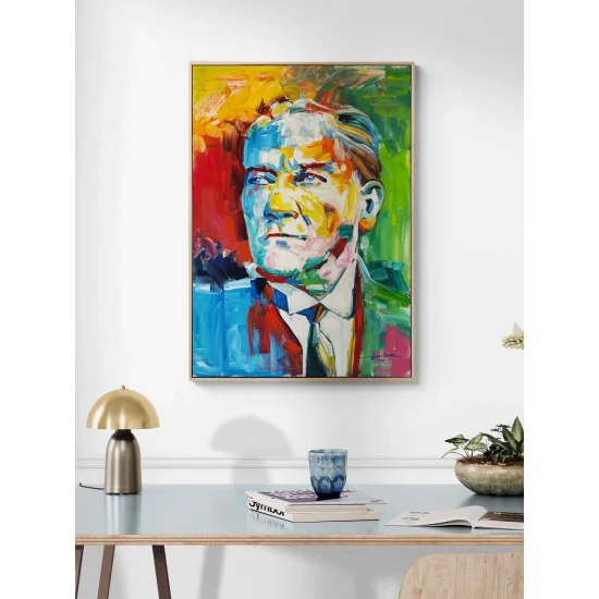 Contemporary Leader in Colors Oil Painting