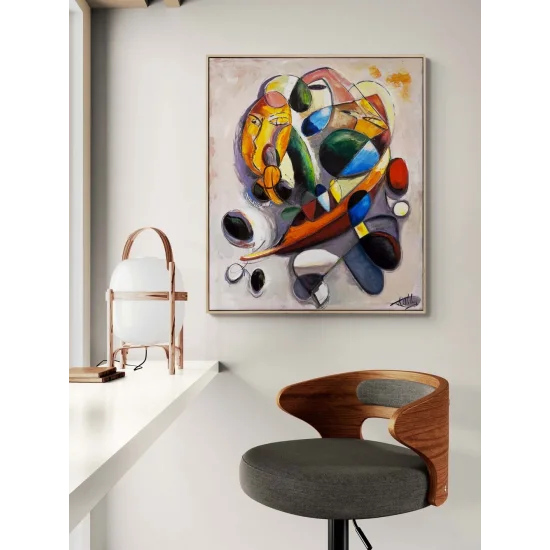 Çoklu Figür Yağlı Boya Tablosu