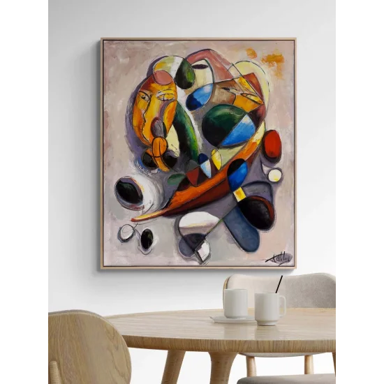 Çoklu Figür Yağlı Boya Tablosu