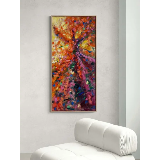 Aşkın Eşiğinde Semazen Yağlı Boya Tablosu