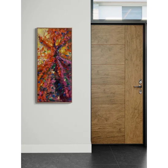 Aşkın Eşiğinde Semazen Yağlı Boya Tablosu