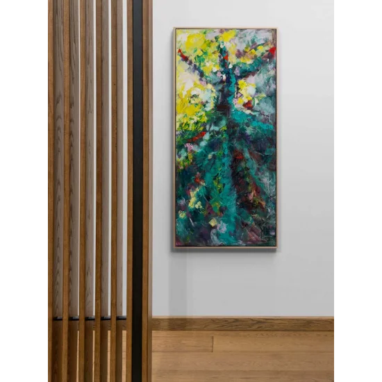 Renklerle Sema Yağlı Boya Tablosu