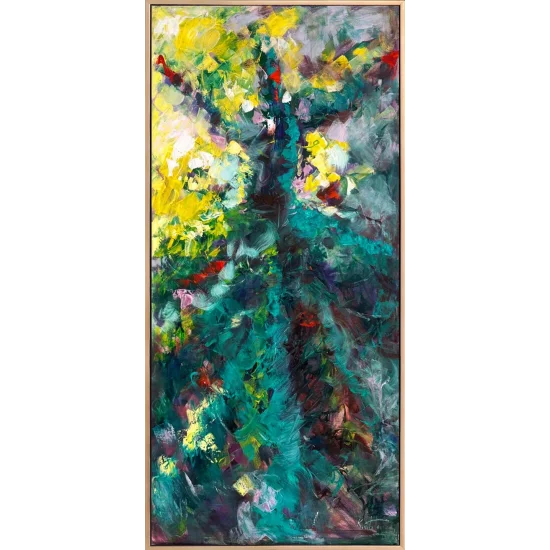 Renklerle Sema Yağlı Boya Tablosu