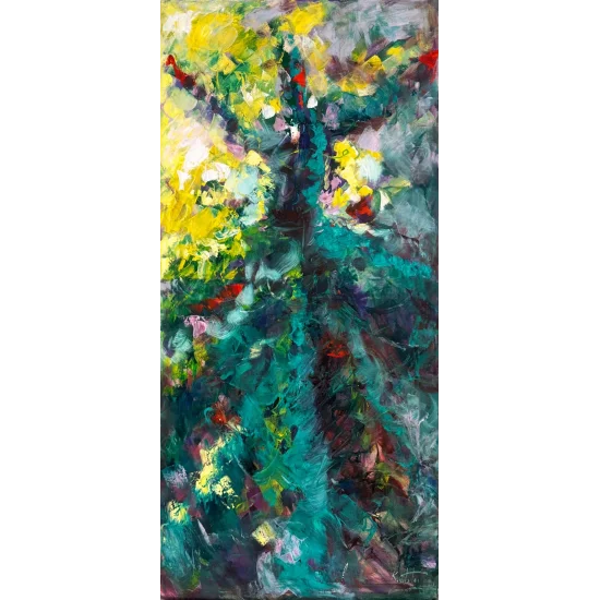 Renklerle Sema Yağlı Boya Tablosu