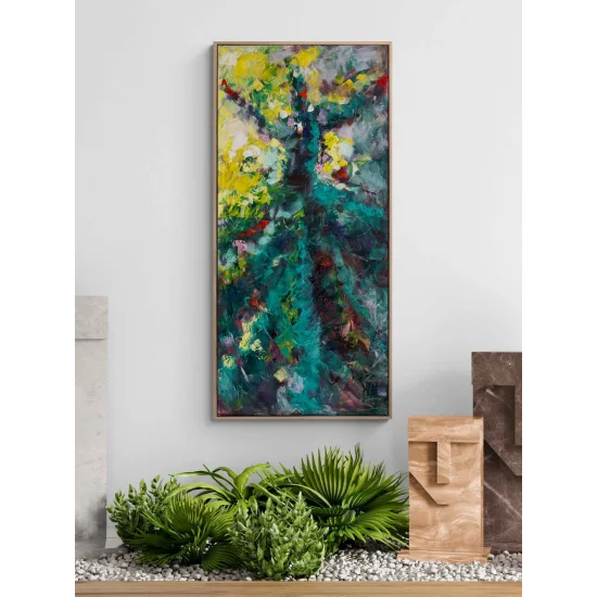 Renklerle Sema Yağlı Boya Tablosu