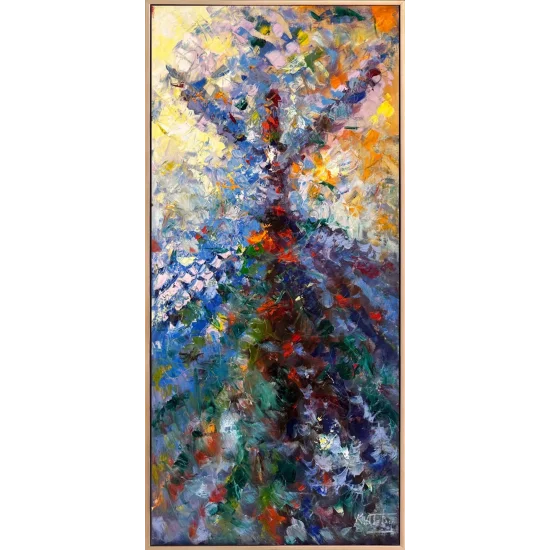 Aşk ile Dönen Semazen Yağlı Boya Tablosu