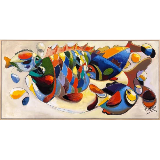 Renklerde Balık Yağlı Boya Tablosu