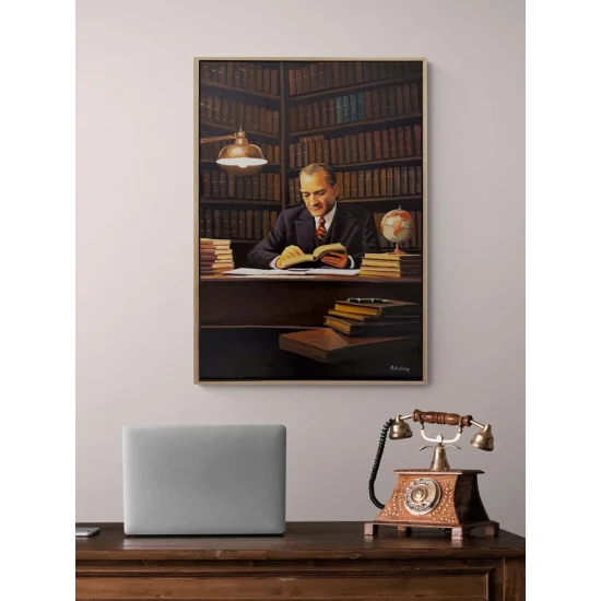 Gazi’nin Kalemi Yağlı Boya Tablosu