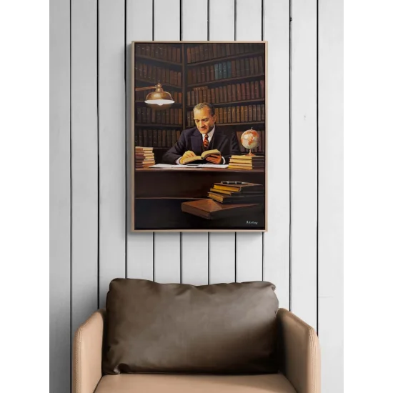 Gazi’nin Kalemi Yağlı Boya Tablosu