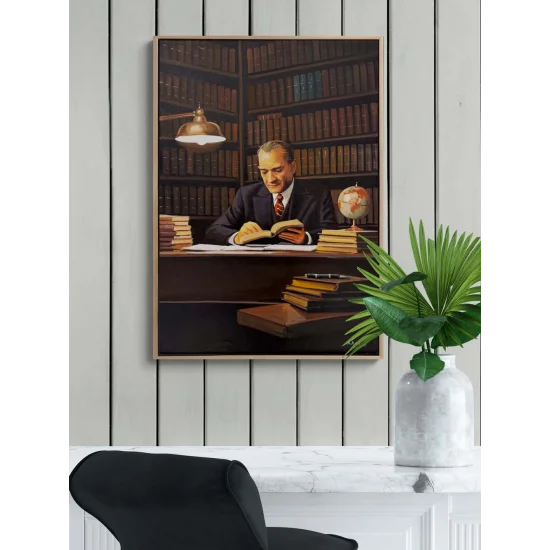 Gazi’nin Kalemi Yağlı Boya Tablosu