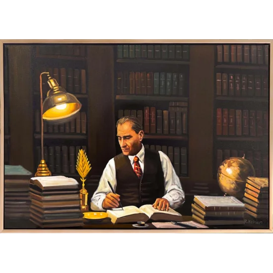 Mustafa Kemal’in Masası Yağlı Boya Tablosu