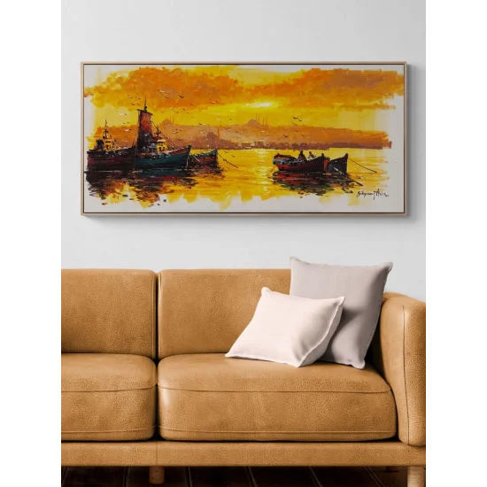 Bosphorus Pleasure at Sunset Oil Painting