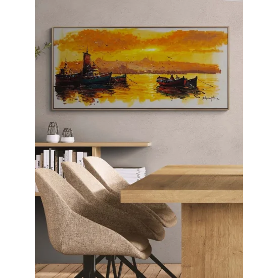Bosphorus Pleasure at Sunset Oil Painting