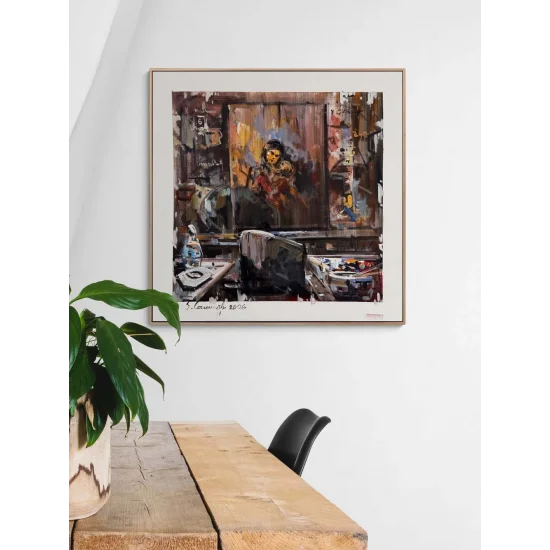 Resmin İçinde Yağlı Boya Tablosu