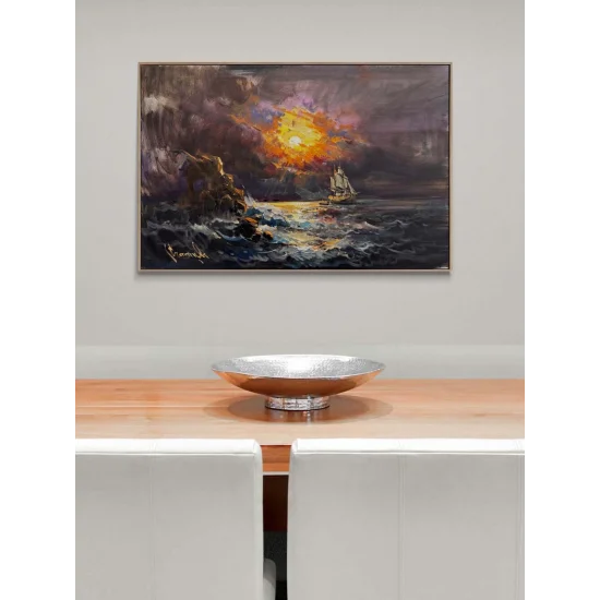 Sessiz Sular Yağlı Boya Tablosu