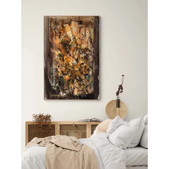 Zamanın Kıvrımı Yağlı Boya Tablosu