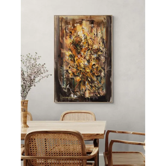 Zamanın Kıvrımı Yağlı Boya Tablosu