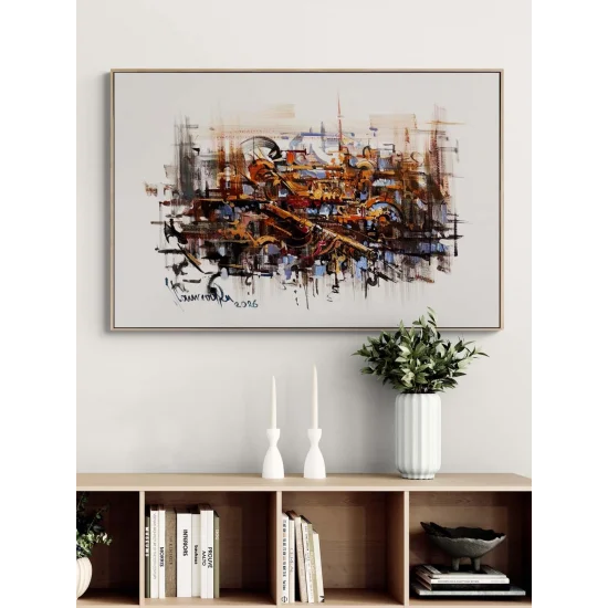 Sessiz Patlama Yağlı Boya Tablosu