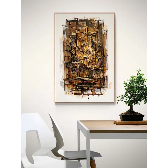 Sessiz Bağ Yağlı Boya Tablosu