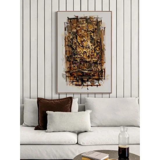 Sessiz Bağ Yağlı Boya Tablosu