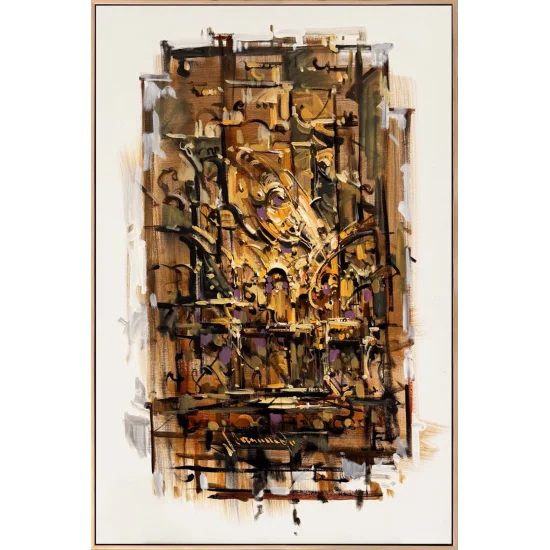 Sessiz Bağ Yağlı Boya Tablosu