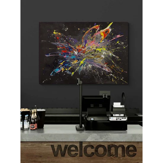 Renklerin Kırılma Anı Yağlı Boya Tablosu