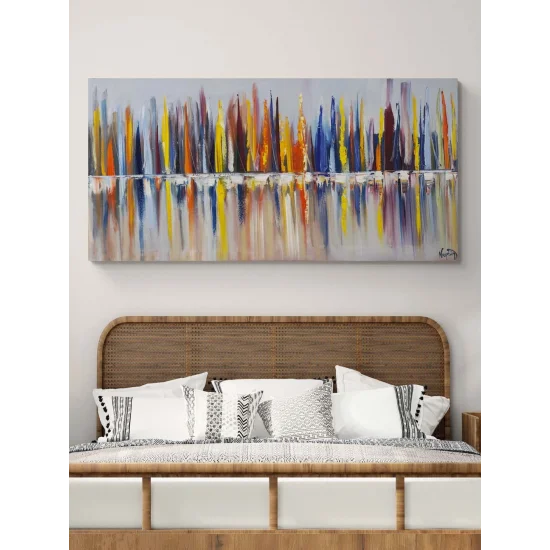 Sessiz Kesişim Yağlı Boya Tablosu