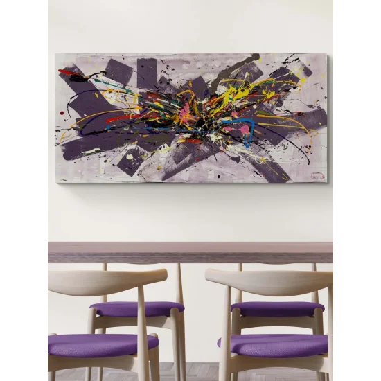 Katmanlar Serisi Yağlı Boya Tablosu