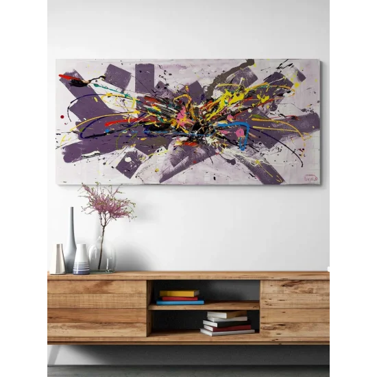 Katmanlar Serisi Yağlı Boya Tablosu