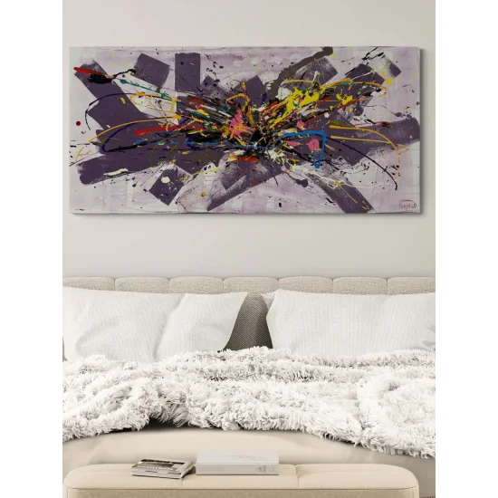 Katmanlar Serisi Yağlı Boya Tablosu