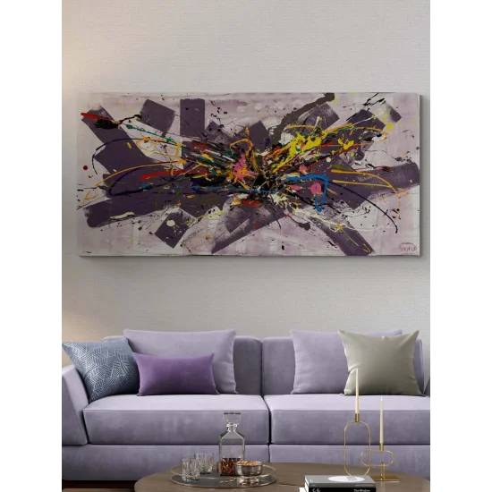 Katmanlar Serisi Yağlı Boya Tablosu