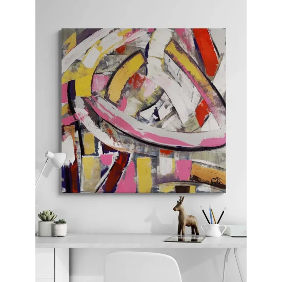 Form Çalışması Yağlı Boya Tablosu