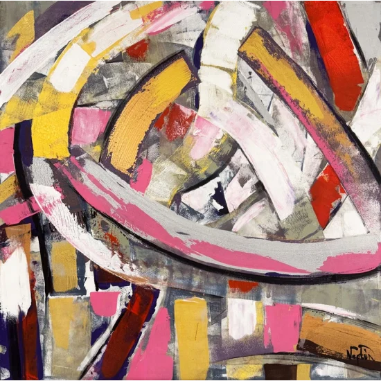 Form Çalışması Yağlı Boya Tablosu