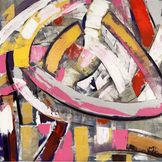 Form Çalışması Yağlı Boya Tablosu