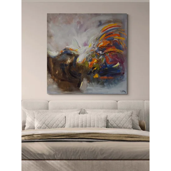 Yoğun Sessizlik Yağlı Boya Tablosu