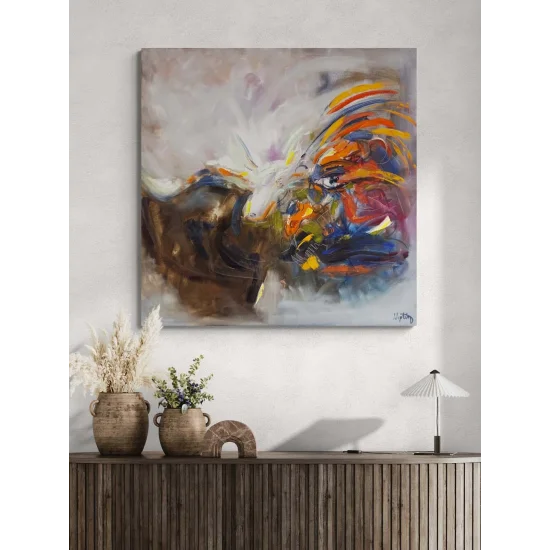 Yoğun Sessizlik Yağlı Boya Tablosu