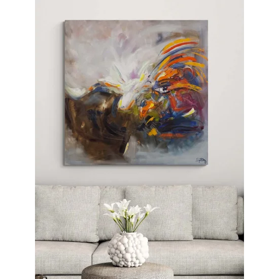 Yoğun Sessizlik Yağlı Boya Tablosu