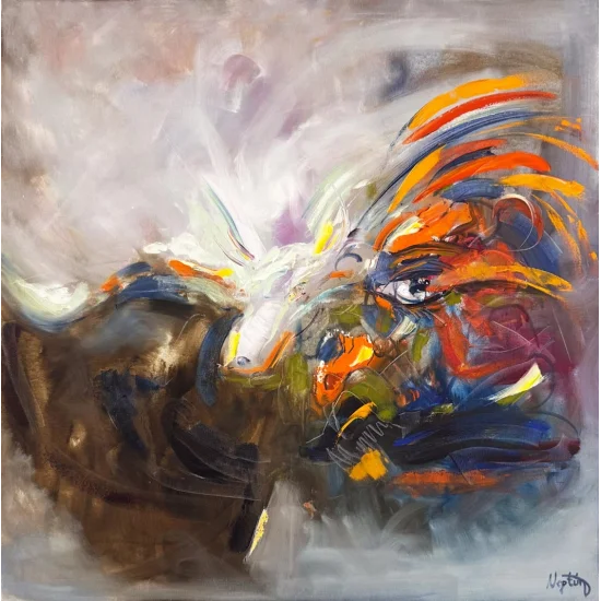 Yoğun Sessizlik Yağlı Boya Tablosu